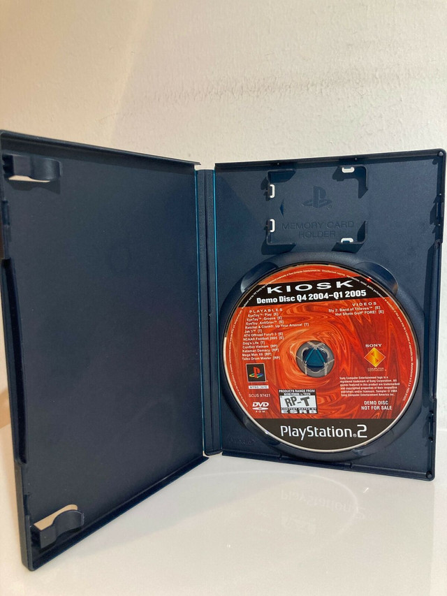PlayStation 2 kiosk demo disc in Older Generation in Mississauga / Peel Region - Image 2