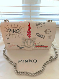 Designer PINKO "LOVE Bag Graffiti" leather - new condition