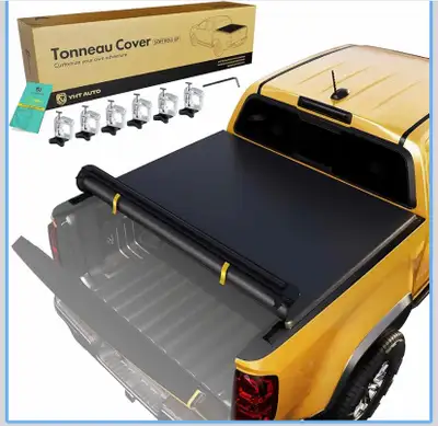 Location :Airdrie Condition: NEW YHTAUTO Soft Roll Up 5.6 Ft (67.4") Truck Bed Tonneau Cover Compati...