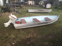 Light 12’ boat and 4.5hp motor