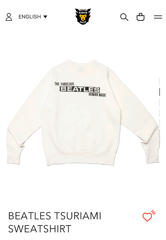 BNIB Human Made BEATLES TSURIAMI SHIRT Size XL | Other | City of