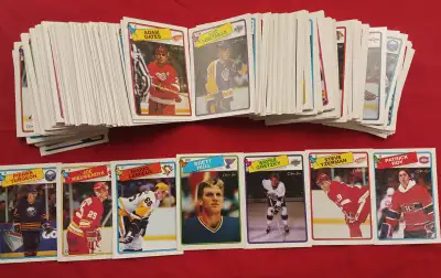 Half price! 1988-89 OPC near-set (243 of 264); nice, NM/mint, View more