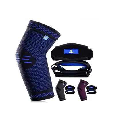 BRAND NEW-Tennis elbow straps (2 Pcs)+1 elbow compression sleeve, View more