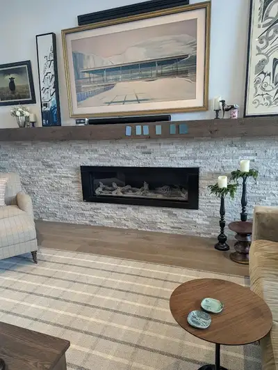 Linear Gas Fireplace 62", View more