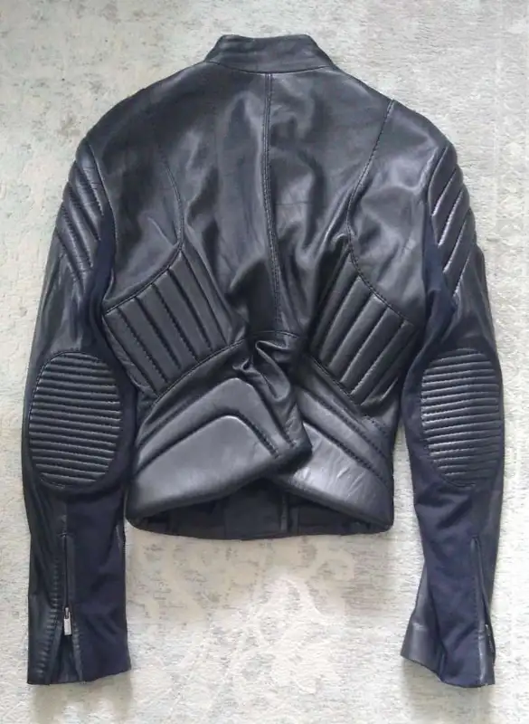 BCBGMaxAzria Black Leather Moto Motorcycle Jacket Women's Size M in Women's - Tops & Outerwear in City of Toronto - Image 3