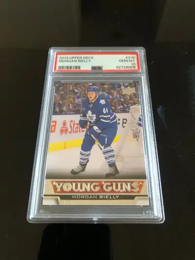 Morgan Reilly 2013 young guns rookie card graded PSA 10 mint, View more