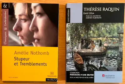 Stupeur et tremblements (Nothomb) et Thérèse Raquin (Émile Zola), View more