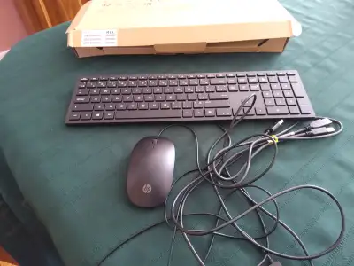 Wired keyboard and mouse never used, View more