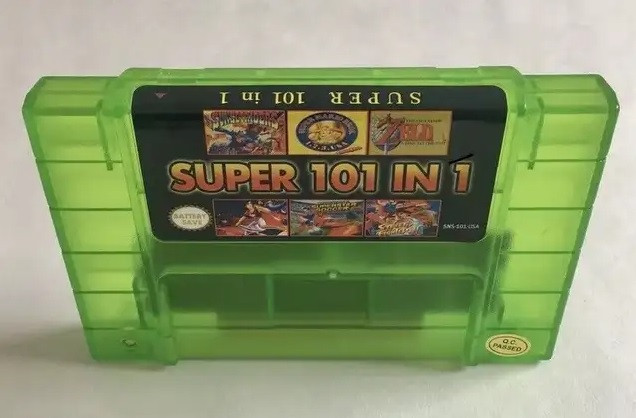 Best SNES Video Games Cartridge 101 in 1 in Older Generation in Kitchener / Waterloo