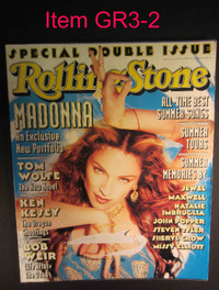 3-2 Rolling Stone Magazine Madonna Iss790/791 July 09 to 23 1998