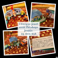 Clinique Petshops miniature vintage + ambulance 25 mcx 25$
