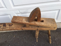 Antique Shingle Making Bench $450