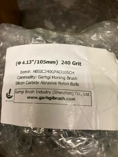 New in box, 240 grit ball hone. This tool is for refreshing the cross hatch, essential for a good br...