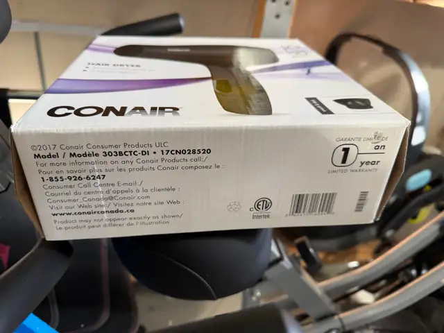 Brand New Conair hair dryer in Irons & Garment Steamers in Markham / York Region - Image 3