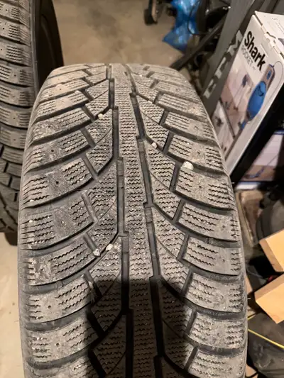 Up for sale 4 winter tires on rims with sensors used for one winter 275/60/r20 come off ram truck