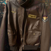 Captain Marvel Leather Jacket XL