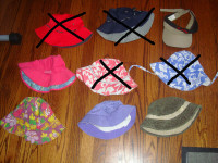 Like New Summer Hats + Tim Horton's Visor - $2 each