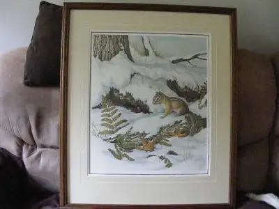 Christine Marshall Print ' The Chipmunk', View more