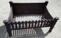 100 year old, Antique cast iron, fire place wood grate.