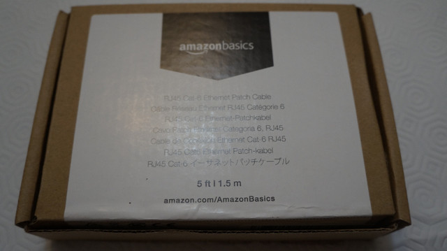 AMAZON BASICS ETHERNET PATCH CABLE in Accessories in Norfolk County - Image 2