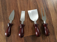 Set of cheese knife, stainless,