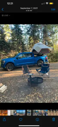 Yakima roof top tent and truck rack