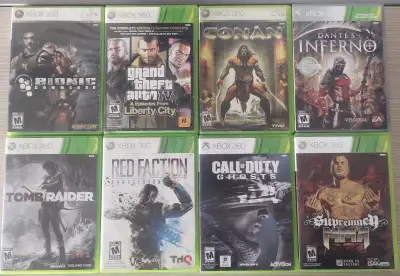 Microsoft Xbox 360 games/jeux GTA & COD (prices in desc), View more