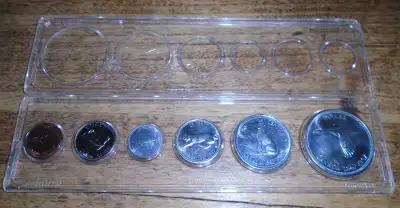 yes, it is available 1967 Canada Centennial coin set for sale - un-circulated - 6-piece set in clear...