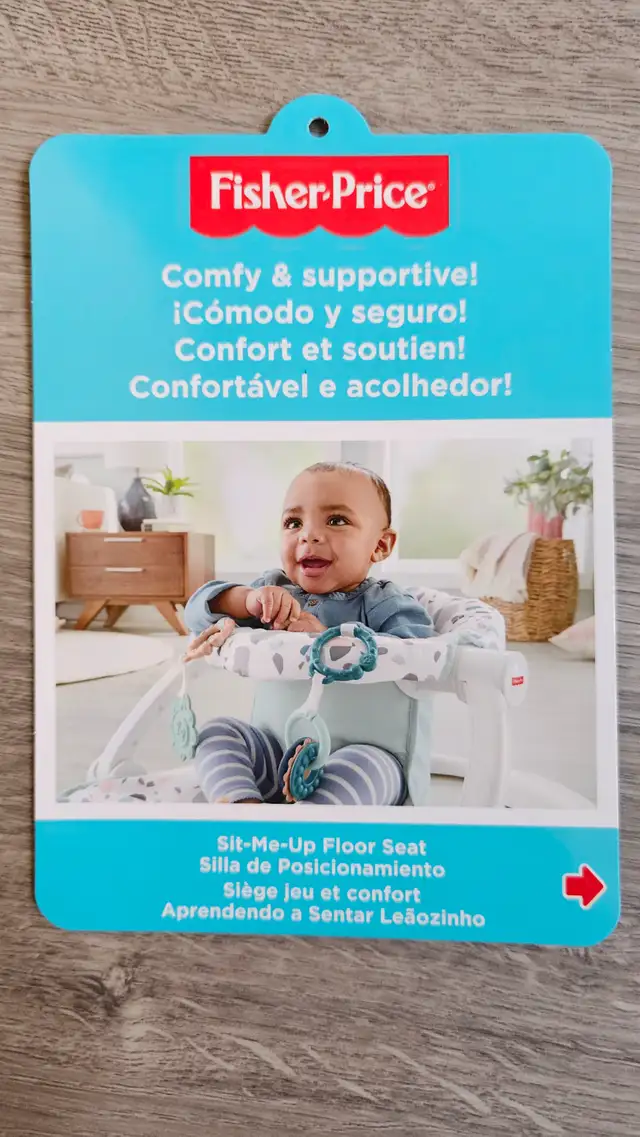 SIT-ME-UP FLOOR SEAT BY: FISHER PRICE $25 in Playpens, Swings & Saucers in Kitchener / Waterloo - Image 9