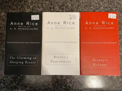 Set of Anne Rice/aka A. N. Roquelaure, View more