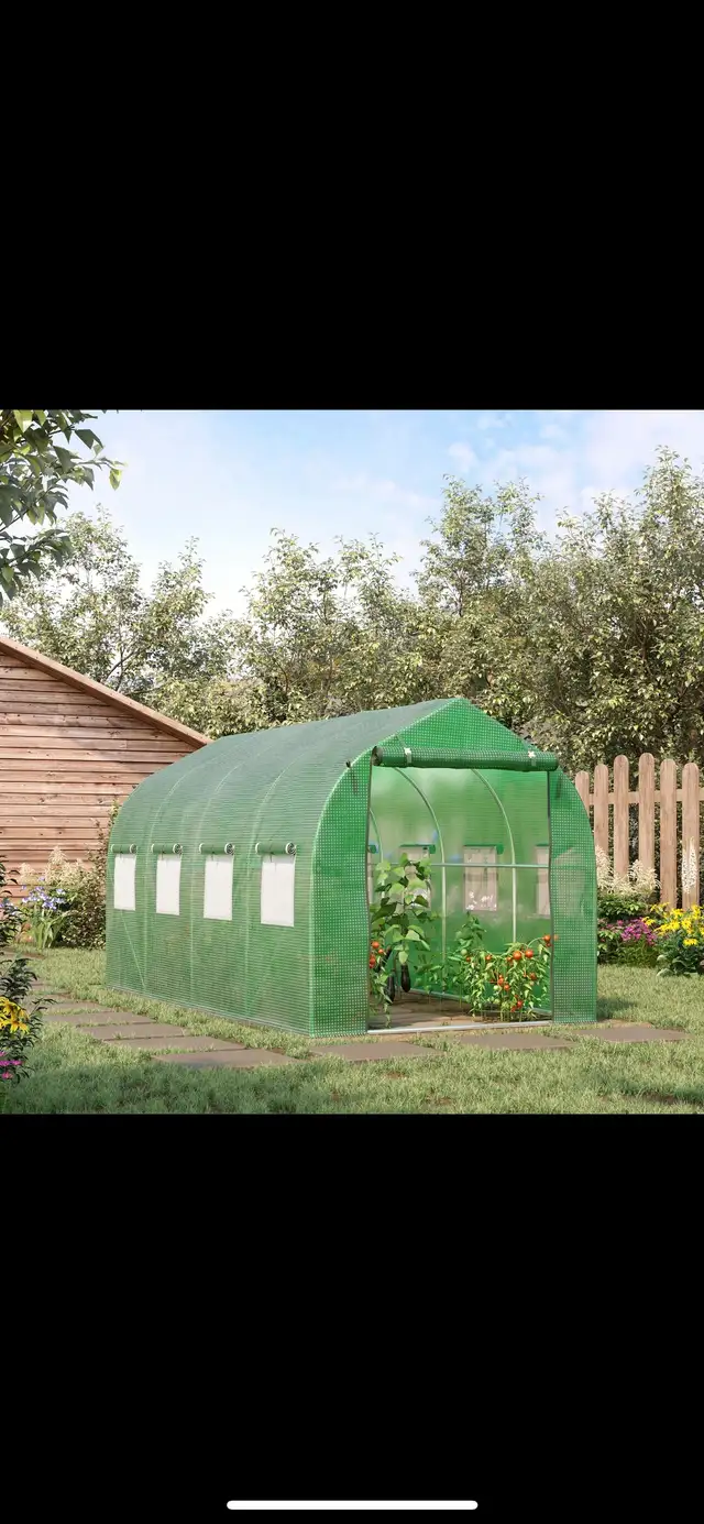 12.5' x 6.3' x 6.4' Steeple Walk-in Tunnel Greenhouse  in Outdoor Tools & Storage in Markham / York Region - Image 2