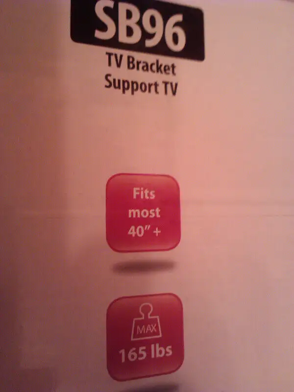 40" Plus Sonora SB Series Tv Mount SB96 NEW IN BOX in Video & TV Accessories in City of Toronto - Image 6
