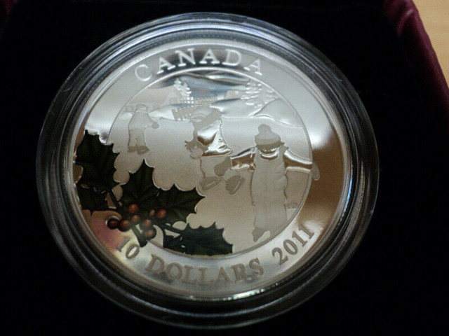 Pièce de monnaie de 10$ 2011 'Little Skatters' dans Art et objets de collection  à Laval/Rive Nord