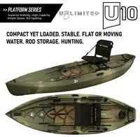 Nucanoe Unlimited 10 Fishing Kayaks INSTOCK!