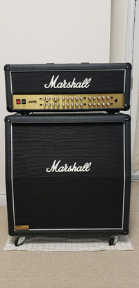 Marshall JVM410H and 1960AV with covers 