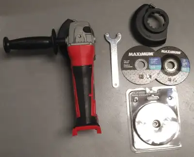 M18 Milwaukee Grinder with New Discs, View more