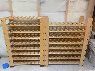 Ikea Wooden Wine Rack, View more