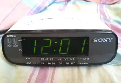 SONY RADIO AND CLOCK MODEL: ICF-C212, View more