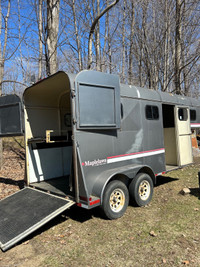 Gooseneck horse trailer 