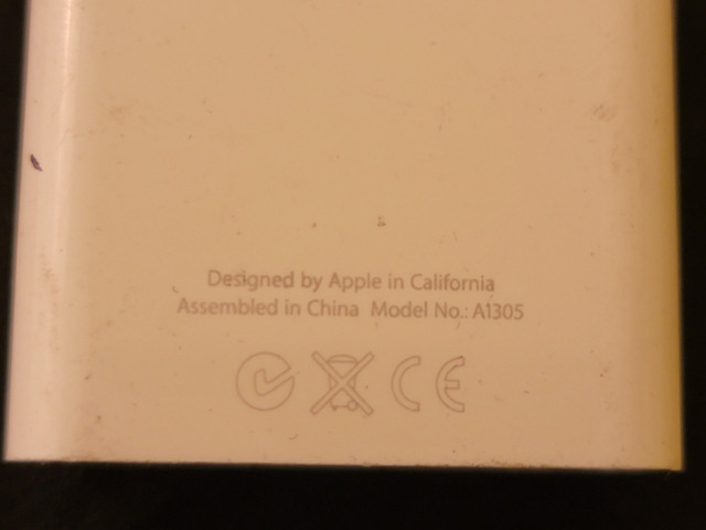 Genuine Apple A1305 Mini DisplayPort to DVI Cable for MacBook in Cables & Connectors in Kitchener / Waterloo - Image 4