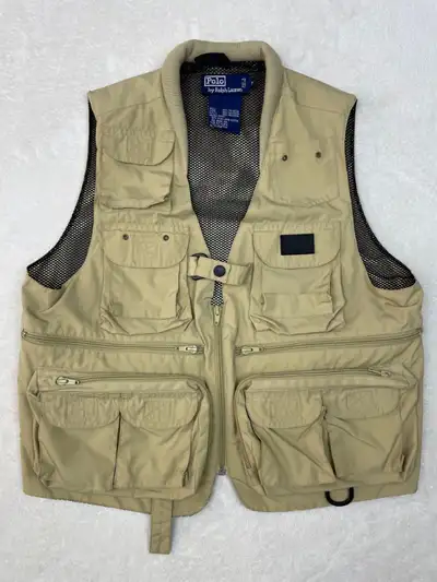 Polo by Ralph Lauren Vintage Hi Tech Fishing Vest - Size Small, View more