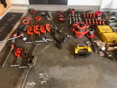 I Have A Variety Of Ridgid Tools And Threaders For Sale, View more