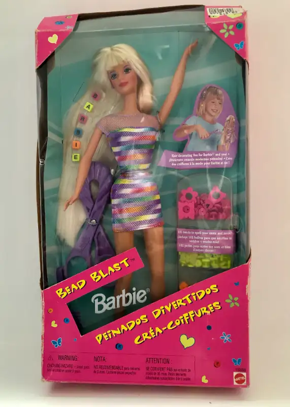 NIB bead Blast Barbie Doll in Toys & Games in Bedford - Image 2