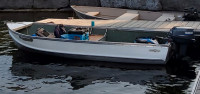 14ft Harber craft aluminum fishing boat 25hp yamaha 2 stroke