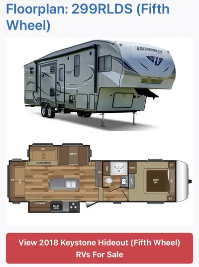 Awning , central ac, central vac , propane or electric water heater, Excellent shape , always stored...