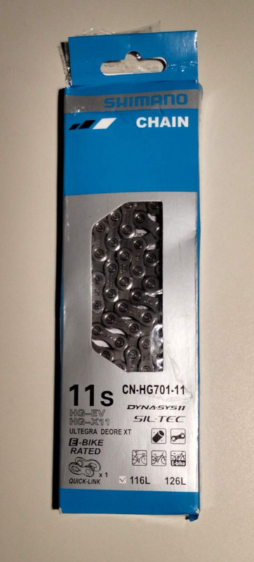 Shimano Ultegra / Deore XT Bicycle Chain, CN-HG701-11 in Frames & Parts in City of Toronto