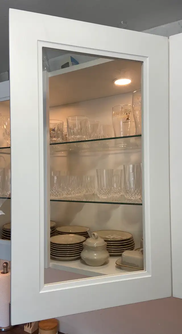 IKEA AXSTAD Cabinet Glass Doors (18”x30”) in Windows, Doors & Trim in Longueuil / South Shore - Image 3