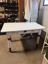 Old wood farm house table 