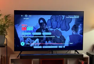 Samsung 55” tv Crystal UHD 4k with box, View more