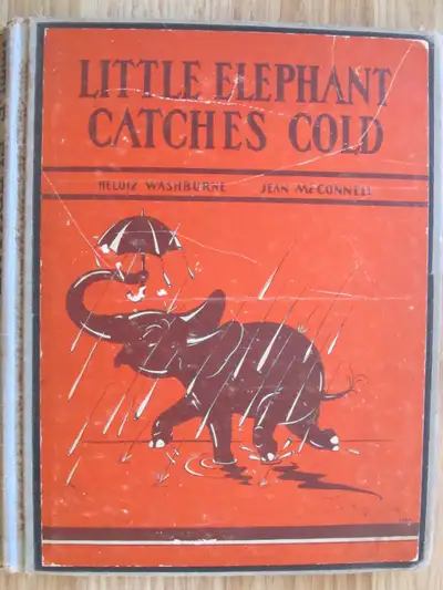 Little Elephant Catches Cold by Heluiz Washburne - 1942, View more